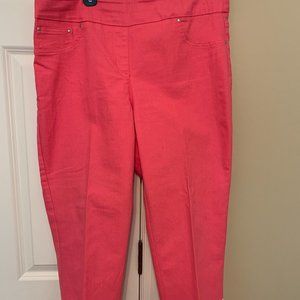 Ruby Road pink capris. Size 12
